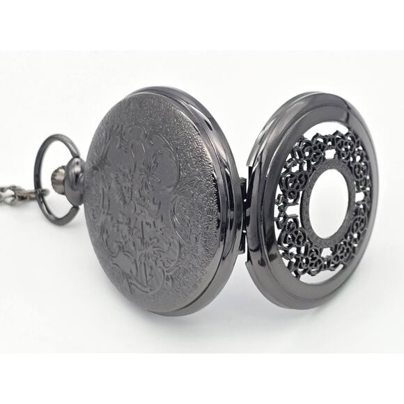 Vintage Blue Celestial Pocket Watch – Romantic Astronomy Lover, Star Gazer Gift - Picture 7 of 12